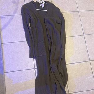 Sincerely Jules Charcoal Knit Cardigan